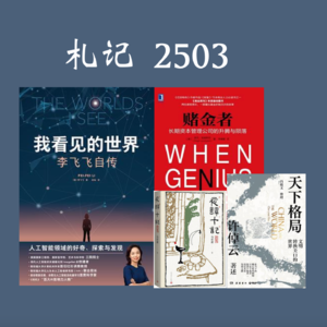 128. 札记 2503: 我看见的世界/赌金者/天下格局 等4本书