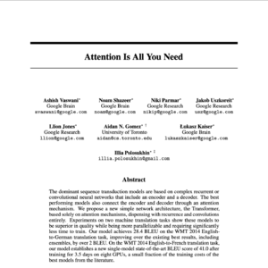 【第二期】Transformer: Attention is All you Need