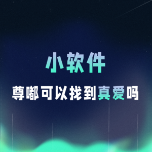 VOL.074丨小软件尊嘟可以找到真爱吗?