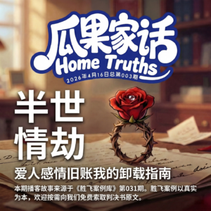 Vol.003 半世情劫:爱人的感情旧账该如何卸载?富商瞒妻给初恋转账345万案