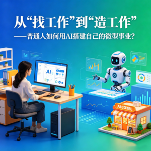 第七期：从“找工作”到“造工作”——普通人如何用AI搭建自己的微型事业？