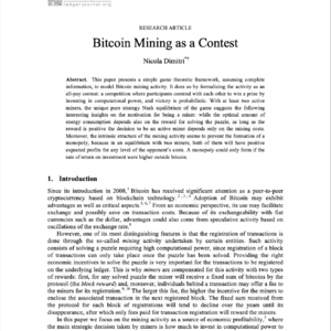 【第389期】(Ledger)博弈论拆解比特币挖矿:成本定生死,奖励定力度,为何系统自带“抗垄断”基因?