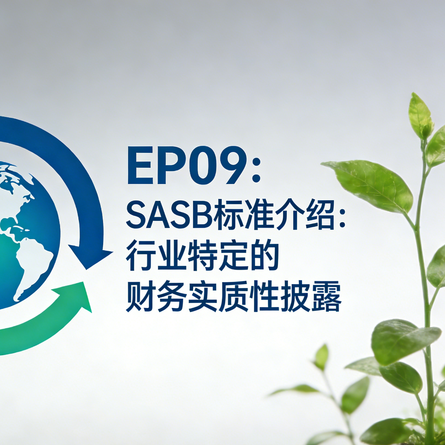 EP09：SASB标准介绍：行业特定的财务实质性披露 episode artwork