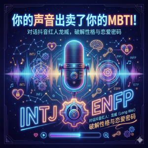 你的声音出卖了你的MBTI!对话抖音红人龙威,破解性格与恋爱密码vol.003