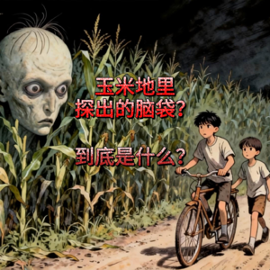 玉米地里伸出来的诡异大脸