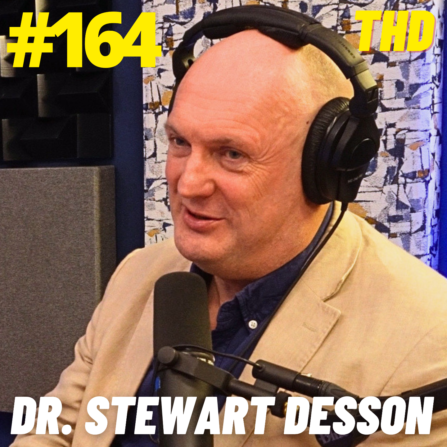 cover of episode #164. Dr Stewart Desson, Yimin Wang & Jonathan Cannon