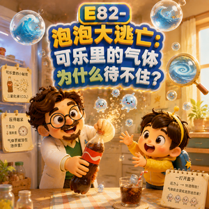 E82-泡泡大逃亡：可乐里的气体为什么待不住？｜生活