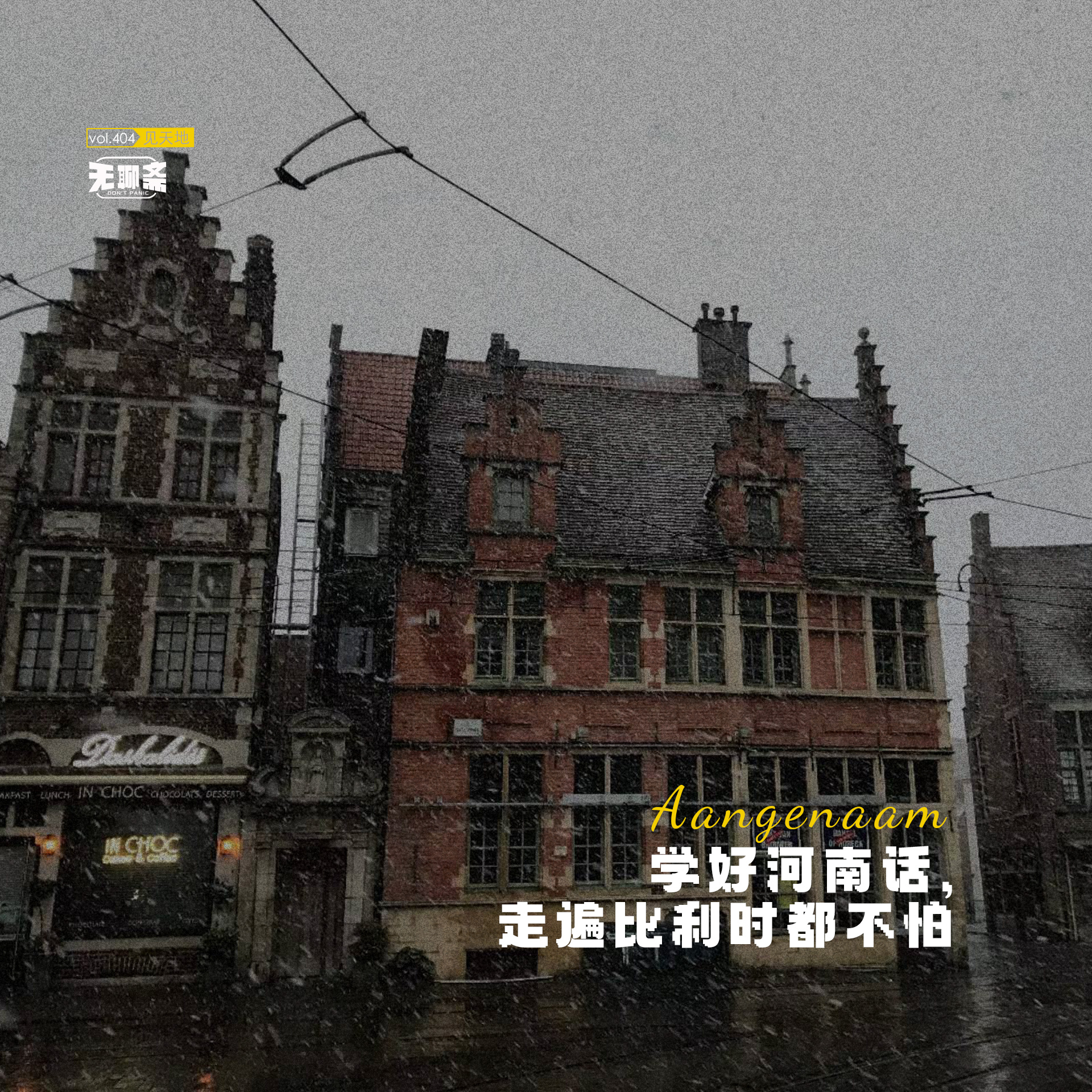 vol.404 学好河南话，走遍比利时都不怕