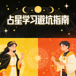 从星星小白到读星人：占星学习避坑指南