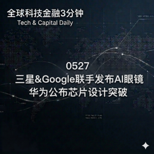 0527 三星&Google联手发布AI眼镜 华为公布芯片设计突破