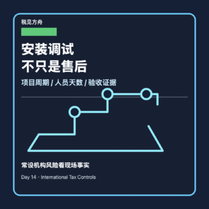 安装调试和售后服务，为什么比销售合同更容易触发税务问题？