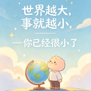 世界越大，事就越小——你已经很小了