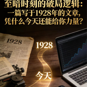 37-一篇写于1928年的文章,凭什么今天还能给你力量?