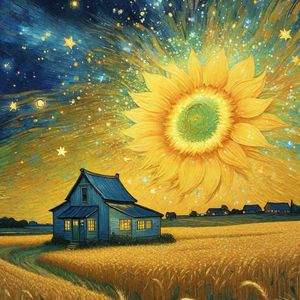 170刻度的向日葵