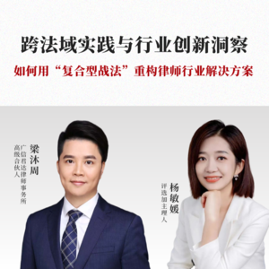 Vol.34 跨法域实践与行业创新洞察——如何用“复合型战法”重构律师行业解决方案