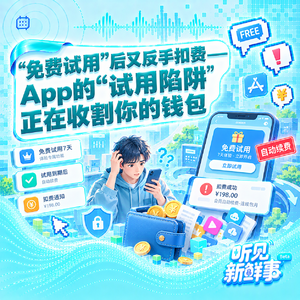 热点｜“免费试用”后又反手扣费——App的“试用陷阱”正在收割你的钱包
