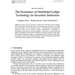 【第405期】(Ledger)DLT的悖论:去中心化技术如何驱动证券结算走向新垄断?成本、挑战与经济学终局分析