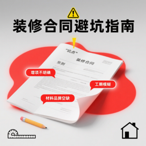 2025年装修合同避坑指南:从签约到验收