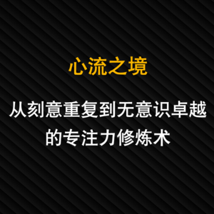 17-心流之境：从刻意重复到无意识卓越的专注力修炼术