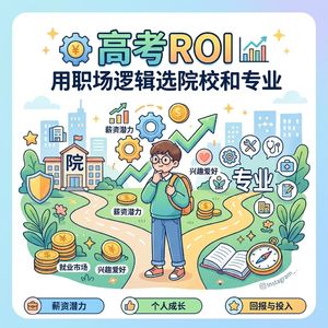 高考ROI：用职场逻辑选院校和专业
