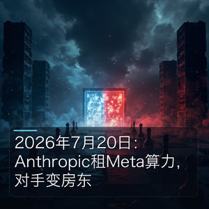 2026年7月：对手变房东，算力开始出租
