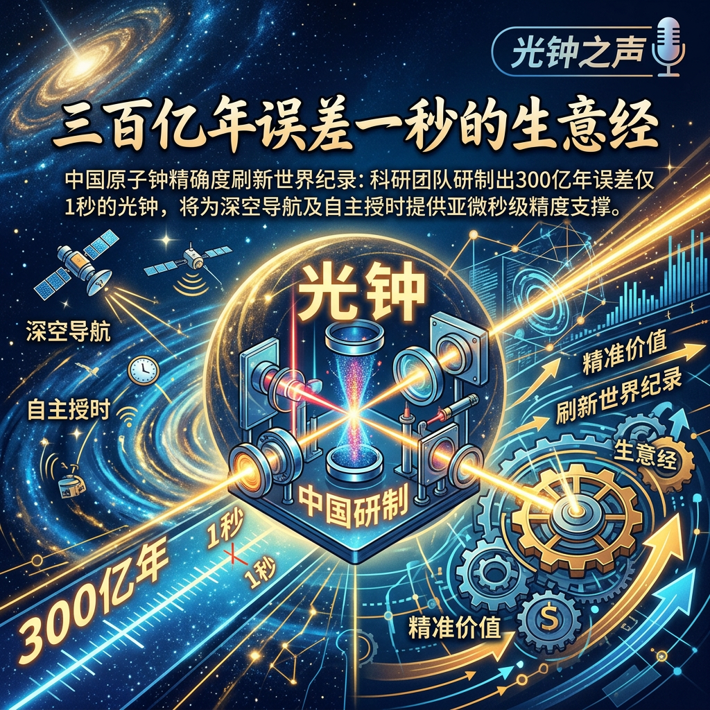 【科技路边摊】三百亿年误差一秒的生意经 episode artwork
