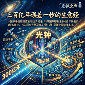 【科技路边摊】三百亿年误差一秒的生意经