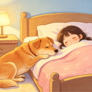 五岁女孩和她的守夜狗：两千多个害怕的夜晚