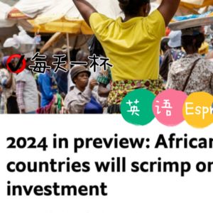 【124】展望2024，非洲国家将节省投资
