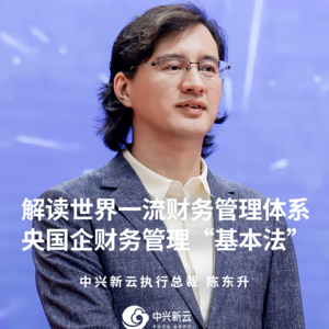 陈东升：世界一流财务管理体系，央国企财务管理“基本法”