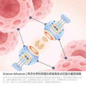 Science Advances | 同济大学研发具有记忆能力基因电路的磁性医用微型机器人