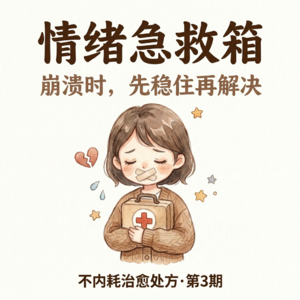 Vol.03｜情绪急救箱：崩溃时怎么稳住｜不内耗治愈处方