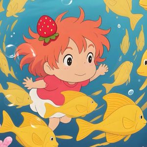 啵妞喜欢吃草莓