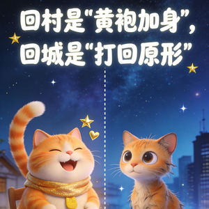回村是“黄袍加身”，回城是“打回原形”