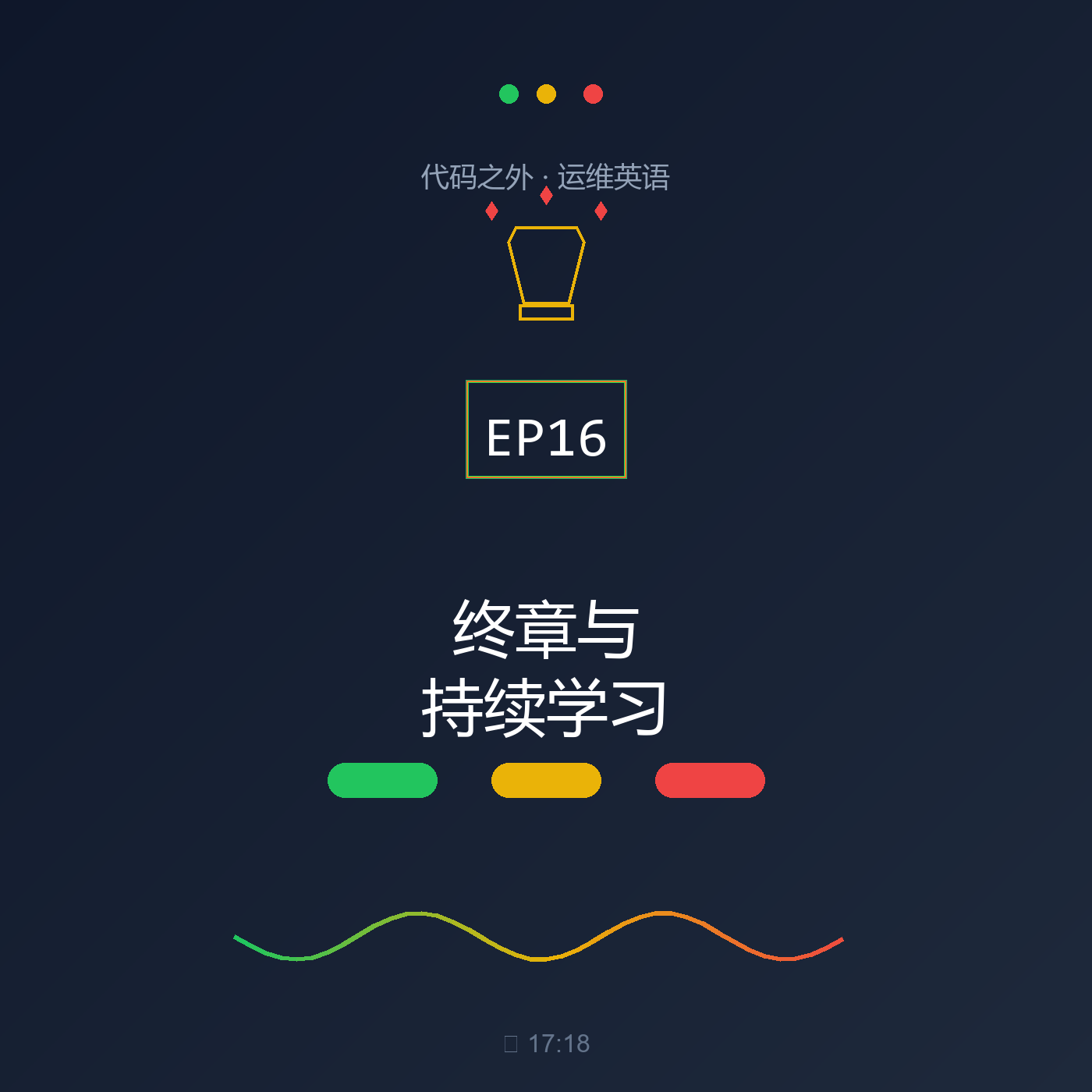 代码之外·运维英语 EP16: 终章与持续学习 episode artwork