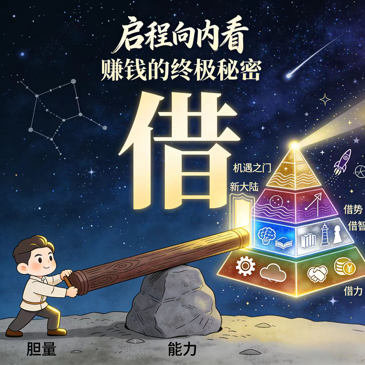 《启程向内看》- 赚钱的终极秘密，原来就是一个“借”字！ episode artwork