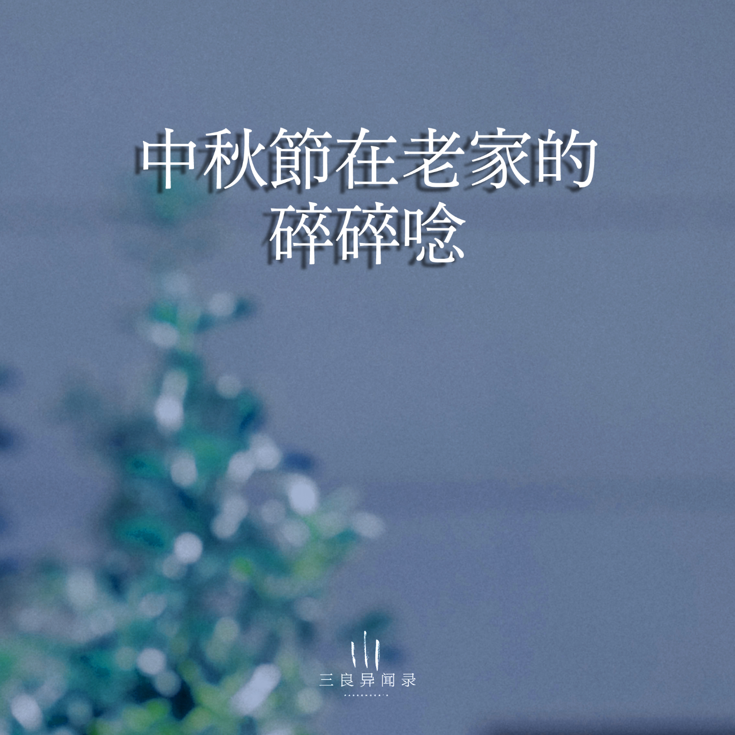 【三良日常】中秋节回家的碎碎念与新节目“良日”诞生始末 episode artwork
