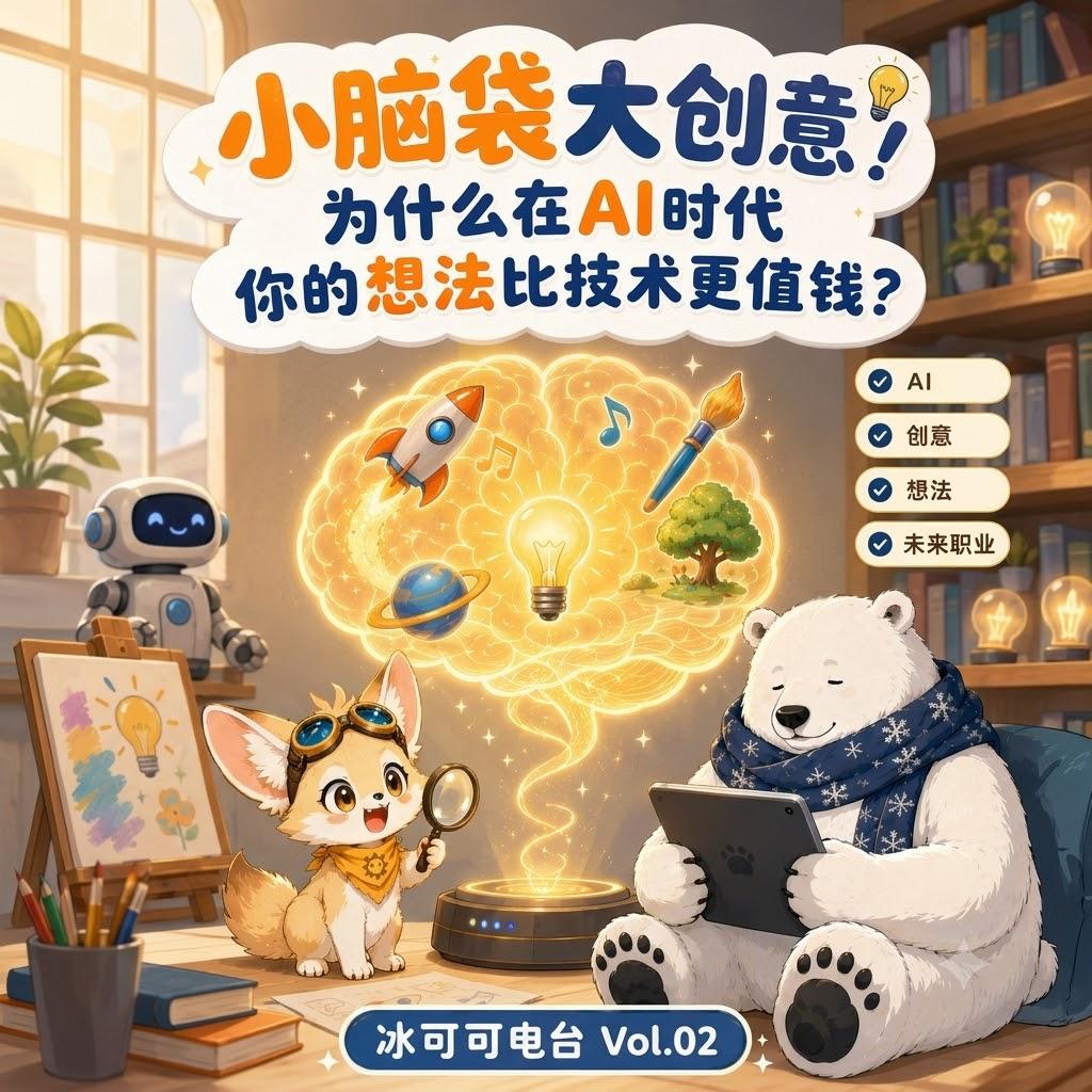 Vol.02【热点】AI时代，创意比技术更值钱？ episode artwork