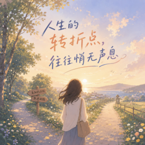 人生的转折点，往往悄无声息