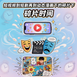 第四期“从长视频到短视频，从短剧到动态漫切割细碎的时间到底是利用好了还是没利用好”