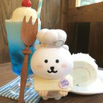 石狮子喝椰子