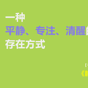 停不下来的大脑,泛滥不止的情绪,我们该如何停止内耗与空转?|《静心冥想》