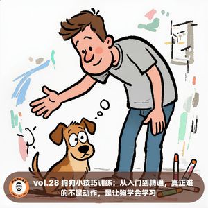 vol.28 狗狗小技巧训练:从入门到精通,真正难的不是动作,是让狗学会学习