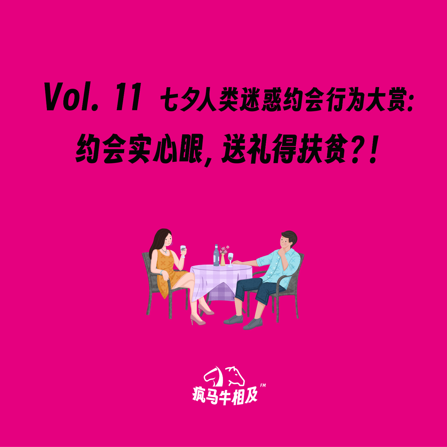 Vol.11 七夕人类迷惑约会行为大赏：约会实心眼，送礼得扶贫？！ episode artwork