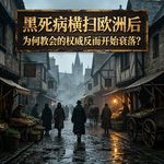 黑死病横扫欧洲后，为何教会的权威反而开始衰落？#助眠 #历史故事 #睡前故事 #助眠故事