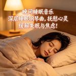 晚间睡眠音乐，深层睡眠钢琴曲，抚慰心灵，缓解失眠与焦虑！