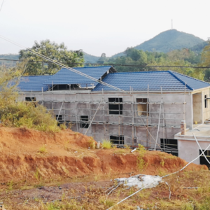 E553.我们花了一百万，回农村盖了一栋没人住的房子