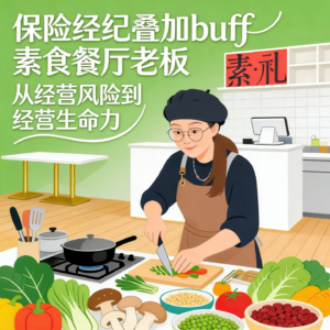 Ep.08:保险经纪叠加buff素食餐厅老板：从经营风险到经营生命力