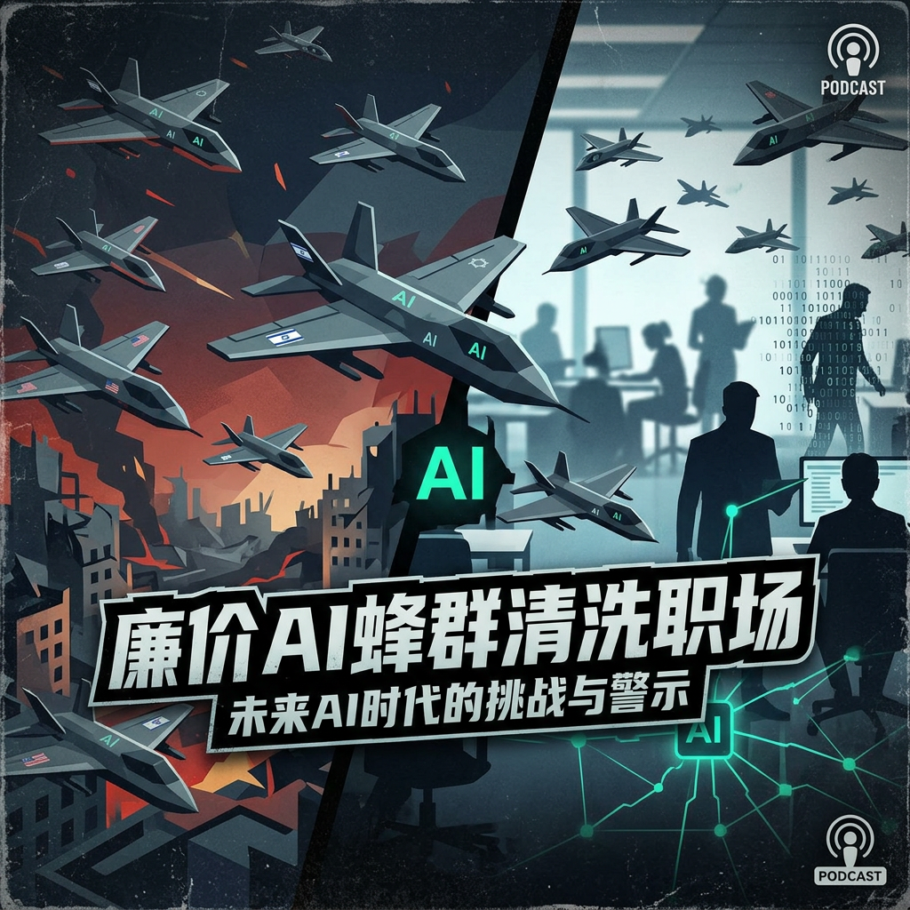 【科技路边摊】廉价AI蜂群清洗职场 episode artwork
