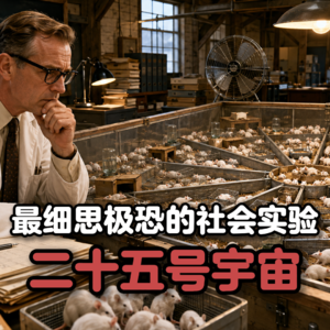 最细思极恐的社会实验：二十五号宇宙